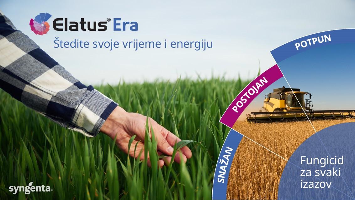 ELATUS Era fungicid na pšenici pokazuje vrhunsku zaštitu od septorije, hrđe i fuzarioze tijekom 28+ dana